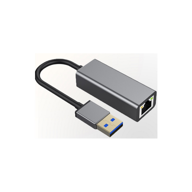 CONVERSOR USB-A 3.0 (M) -  RJ45 GIGABIT 0.15m