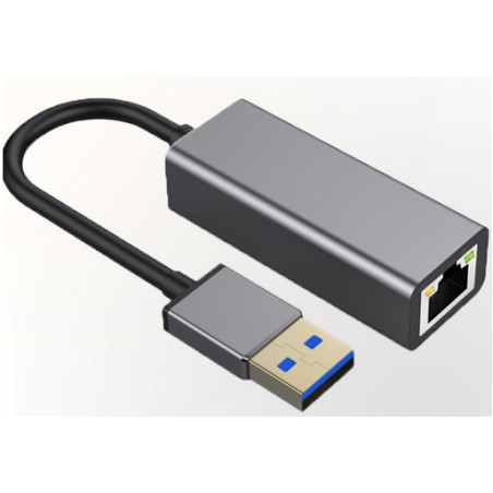 CONVERSOR USB-A 3.0 (M) -  RJ45 GIGABIT 0.15m