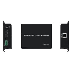 EXTENSOR USB 3.2 4 PUERTOS HASTA 100M RJ45