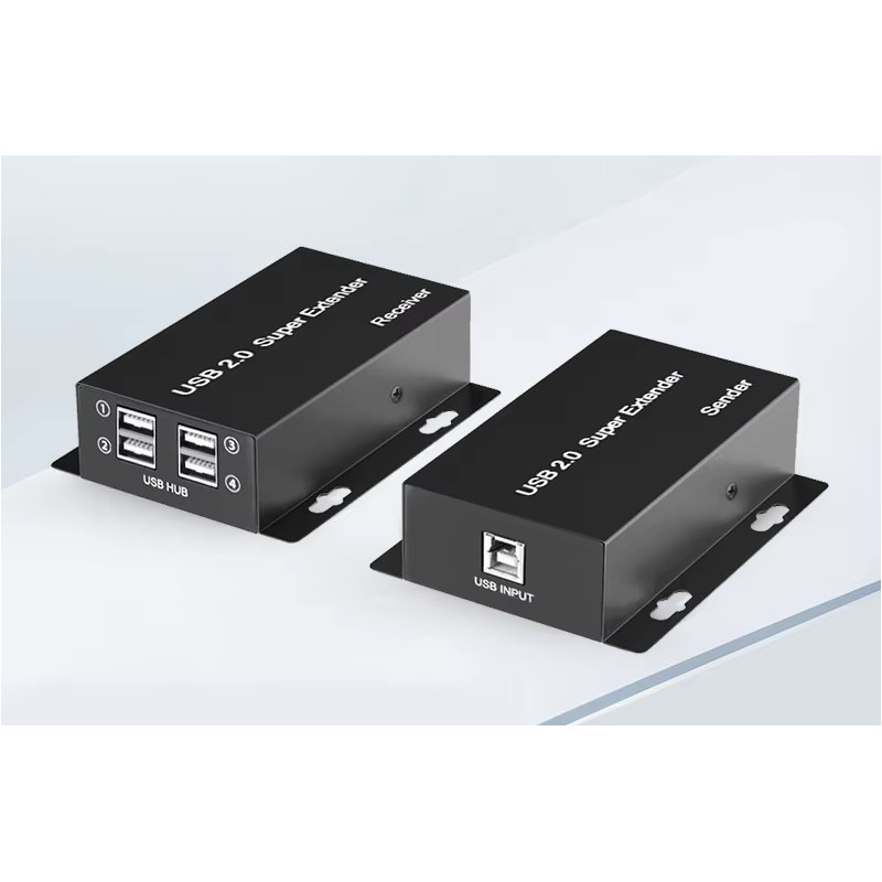 EXTENSOR USB 2.0 4 PUERTOS HASTA 50M RJ45