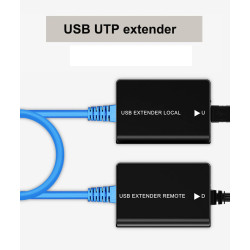 EXTENSOR USB 1.1 HASTA 60M VIA RJ45