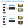 CONMUTADOR AUTOMATICO MATRIX 3 PC X 2 MONIT. HDMI