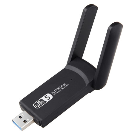 WIRELESS ADAPTADOR USB 3.0 2T2R  2.4/5Ghz 1300M