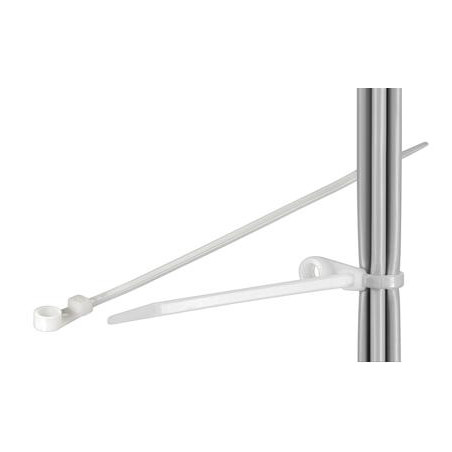 BRIDAS CON SUJECION TORNILLO 200x4.6mm. 100 UNIDA