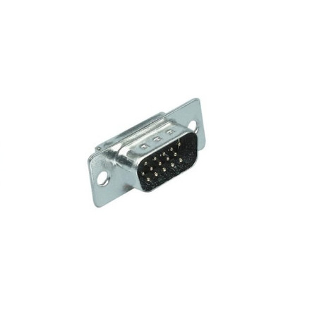 CONECTOR VGA HD15 MACHO SOLDAR