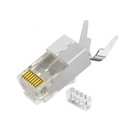 CONECTOR FTP RJ45 MACHO CAT 6A