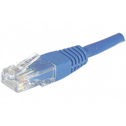 LATIGUILLO AZUL UTP CAT6 FLEXIBLE 1Mts.