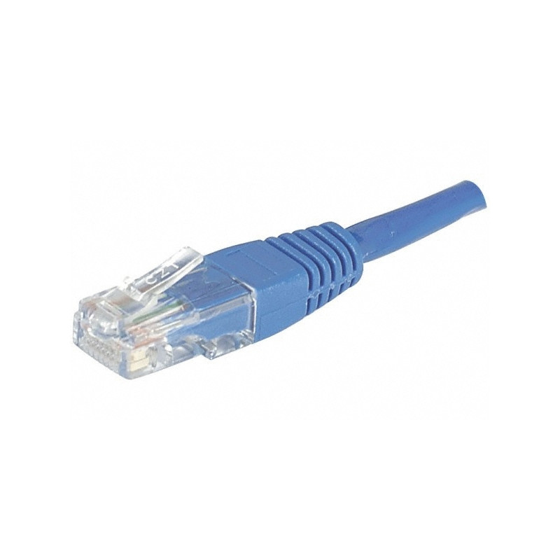 LATIGUILLO AZUL UTP CAT6 FLEXIBLE 1Mts.