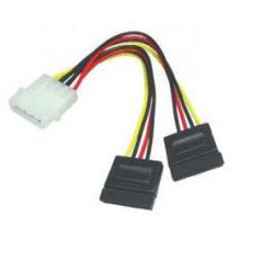 CABLE ALIMENTACION HD SATA 2 DISPOSITIVOS