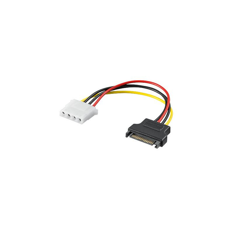 CABLE ALIMENTACION HD IDE (DISCO) - SATA (FUENTE)