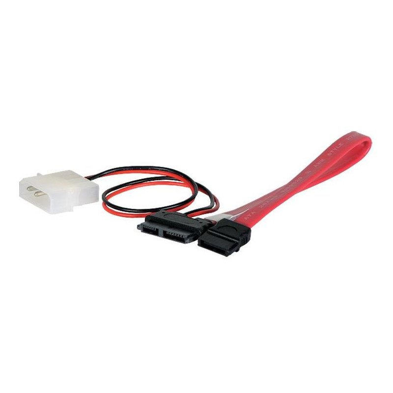 CABLE DATOS SATA A SLIM SATA + ALIMENT. MOLEX 20 c