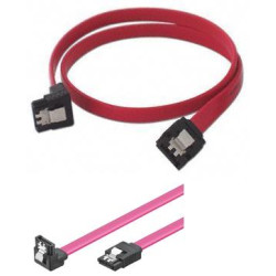 CABLE DATOS SATA ACODADO 1 EXTREMO 0.75Mt