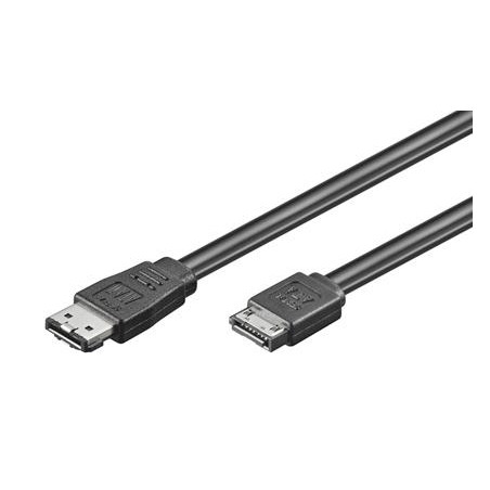 CABLE DATOS EXTERNO E-SATA  A  SATA (L)  1 Mts