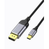 CABLE VIDEO USB-C 3.1 (M)-DISPLAYPORT (M) BIDIRE