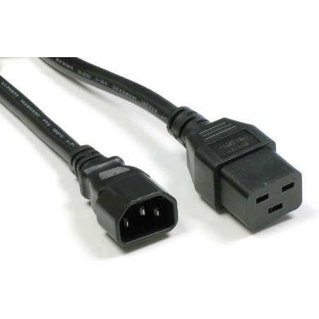 CABLE DE ALIMENTACION CPU C14 M - C19 H 1MTS