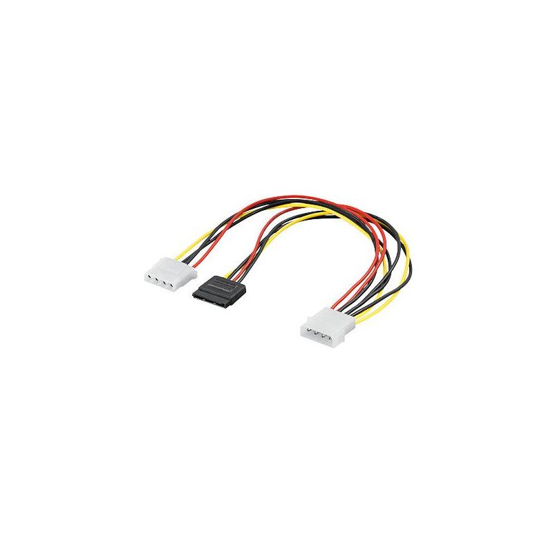CABLE ALIMENTACION HD MIXTO 1 x 5.25 + 1 X SATA 0.