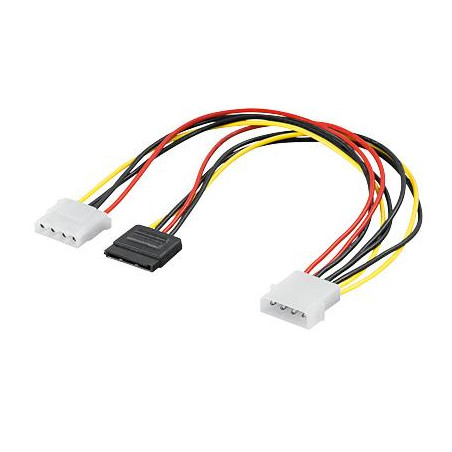 CABLE ALIMENTACION HD MIXTO 1 x 5.25 + 1 X SATA 0.