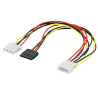 CABLE ALIMENTACION HD MIXTO 1 x 5.25 + 1 X SATA 0.