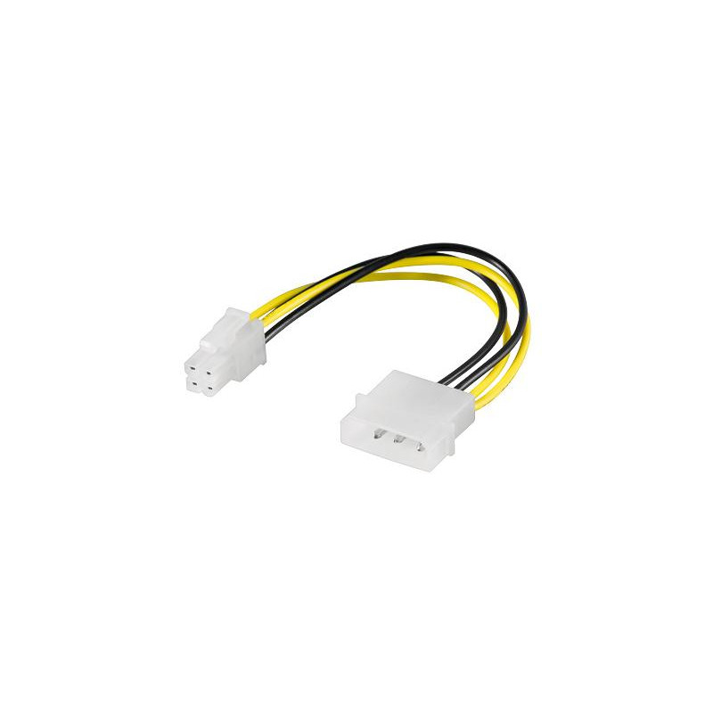 CABLE ALIMENTACION PLACA ATX 4 PINES (H) - MOLEX (