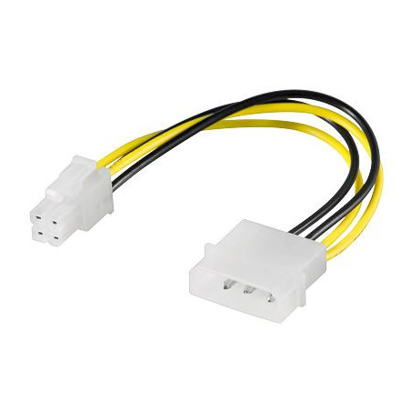 CABLE ALIMENTACION PLACA ATX 4 PINES (H) - MOLEX (