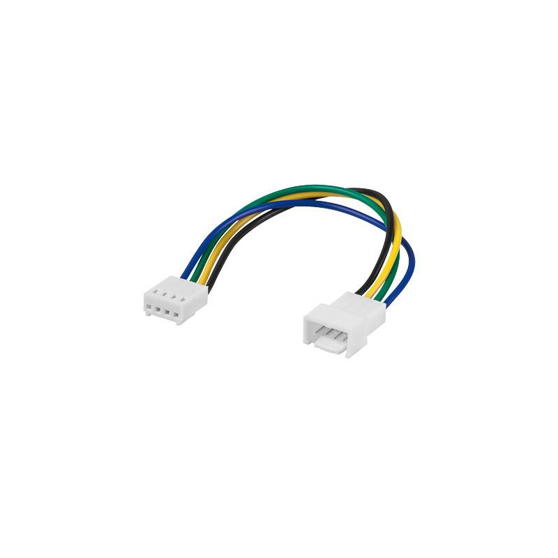 CABLE ALIMENTACION VENTILADOR 4PINES M-H 0.15Mtr