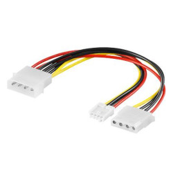 CABLE ALIMENTACION MIXTO 1 x 5.25 + 1 X 3.5  20CM