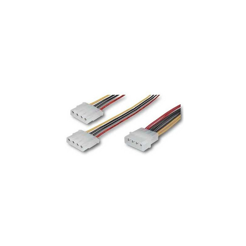CABLE ALIMENTACION HD IDE(MOLEX) 2 x 5.25  0.2Mts.