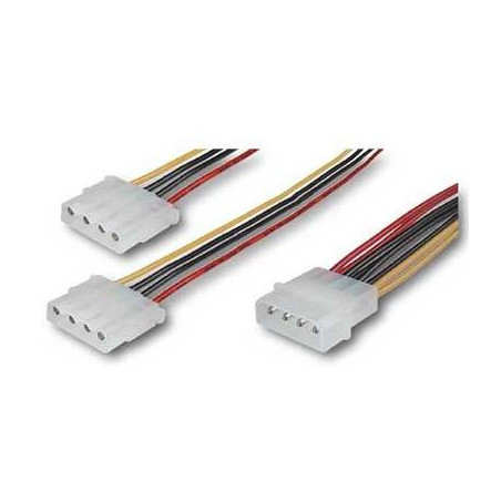 CABLE ALIMENTACION HD IDE(MOLEX) 2 x 5.25  0.2Mts.