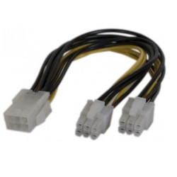 CABLE ALIMENTACION VGA 2 X PCI EXPRES 6 PINES