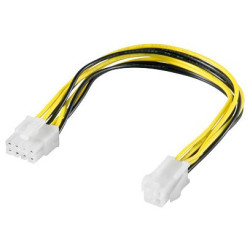 CABLE ALIMENTACION PLACA ATX 8 P (H) - 4 P (M)