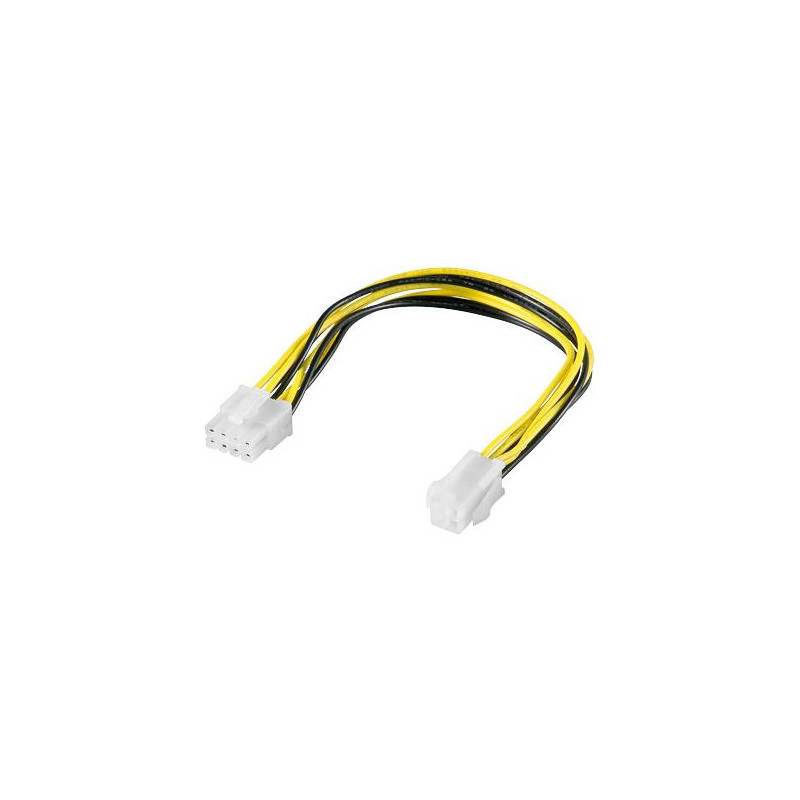 CABLE ALIMENTACION PLACA ATX 8 P (H) - 4 P (M)