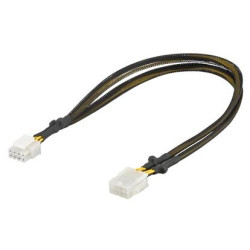 CABLE PROLONG. ALIMENT. PLACA 8PINES  M - H  0.30