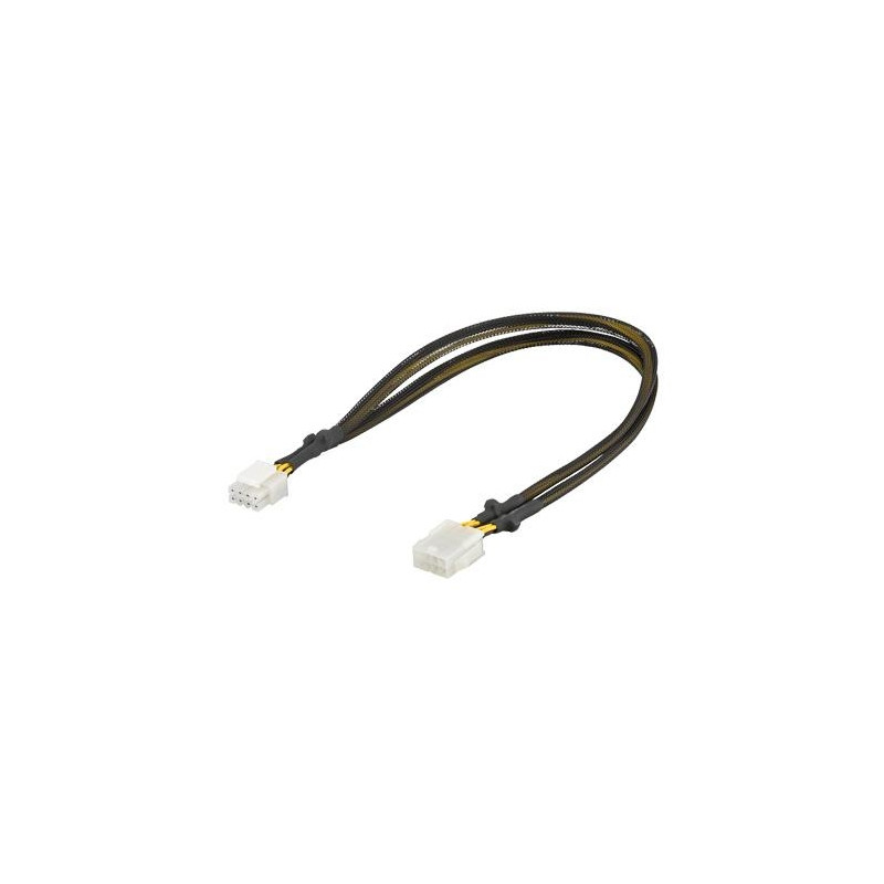 CABLE PROLONG. ALIMENT. PLACA 8PINES  M - H  0.30