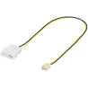 CABLE ALIMENTACION VENTILADOR  MOLEX 4P- VEN 3P