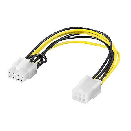 CABLE ALIMENTACION VGA PCI EXPRES 6  A 8 PINES 0.2
