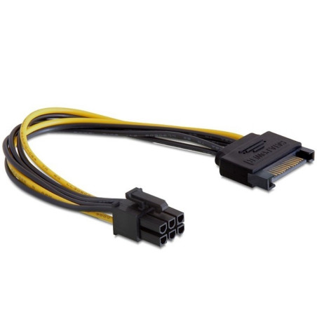 CABLE ALIMENTACION VGA PCI EXPRES 6 PINES - SATA M