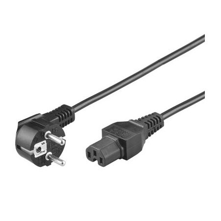 CABLE DE ALIMENTACION CPU TIPO C15 - RED NEGRO 1.8