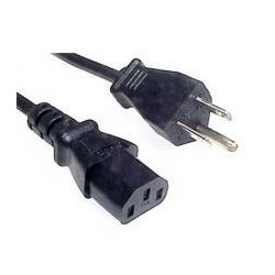 CABLE DE ALIMENTACION CPU-RED NEGRO 1.8 Mts. USA