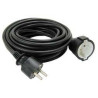 CABLE PROLONGADOR SCHUKO M - H 3 Mts. NEGRO