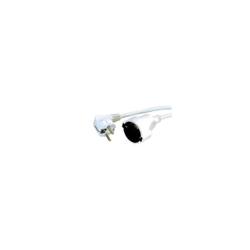 CABLE PROLONGADOR SCHUKO M - H 5 Mts. BLANCO