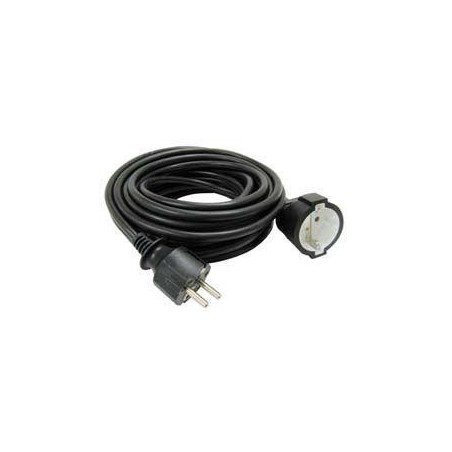 CABLE PROLONGADOR SCHUKO M - H 10 Mts. NEGRO