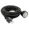 CABLE PROLONGADOR SCHUKO M - H 15 Mts. NEGRO