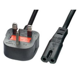 CABLE DE ALIMENTACION PORTATIL (OCHO) 1.8Mts. UK