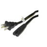 CABLE DE ALIMENTACION PORTATIL (OCHO) 1.8Mts. USA
