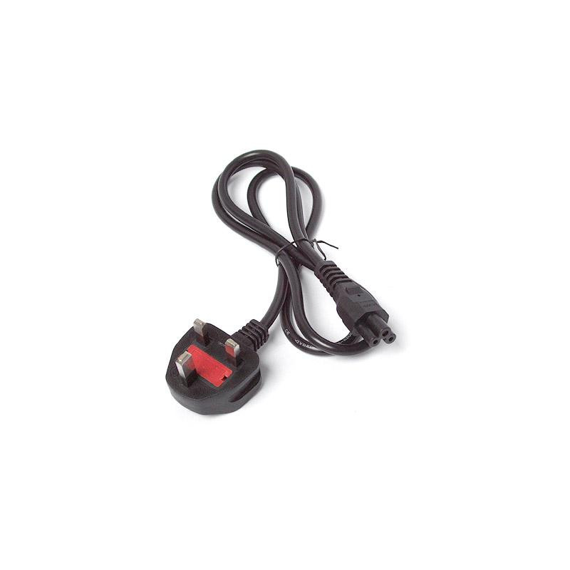 CABLE DE ALIMENTACION PORTATIL (TREBOL) 1.8Mts UK