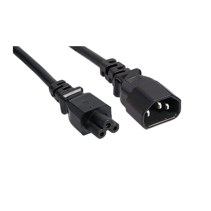 CABLE DE ALIMENTACION PORTATIL C14-C5 (TREBOL) 1.8