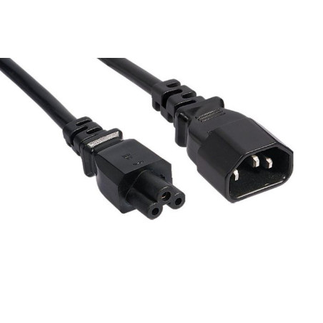 CABLE DE ALIMENTACION PORTATIL C14-C5 (TREBOL) 1.8