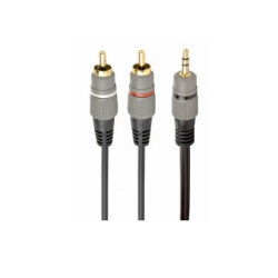 CABLE AUDIO JACK STEREO 3.5 M -2 x RCA M  10Mts.