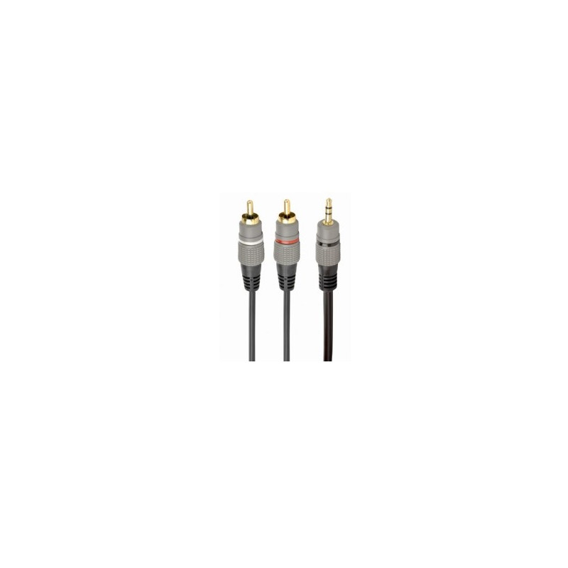 CABLE AUDIO JACK STEREO 3.5 M -2 x RCA M  10Mts.