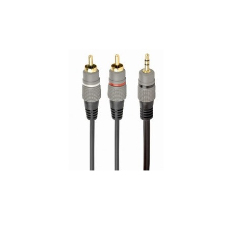 CABLE AUDIO JACK STEREO 3.5 M -2 x RCA M  10Mts.